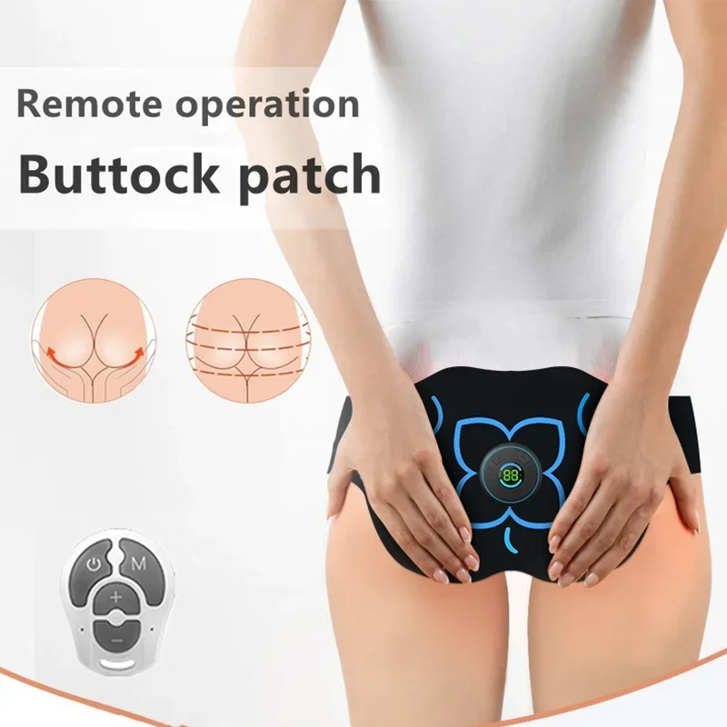 With Remote Control EMS Electric Hip Trainer Buttock Muscle Stimulator 10 Modes 39 Training Levels Fitness Massager Slimming