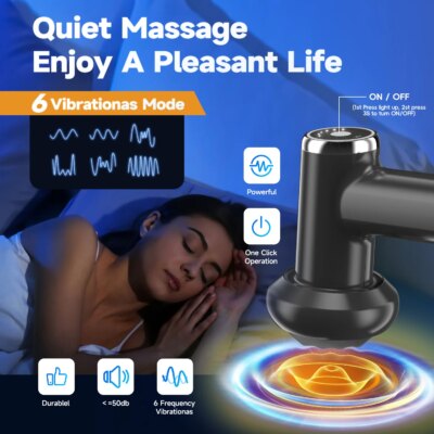 Electric Body Sculpting Machine Cellulite Massager&5 Heads,Full Body Rotaion Massage for Back/Abdomen/Butt/Leg/Arms Deep Relax - Image 3