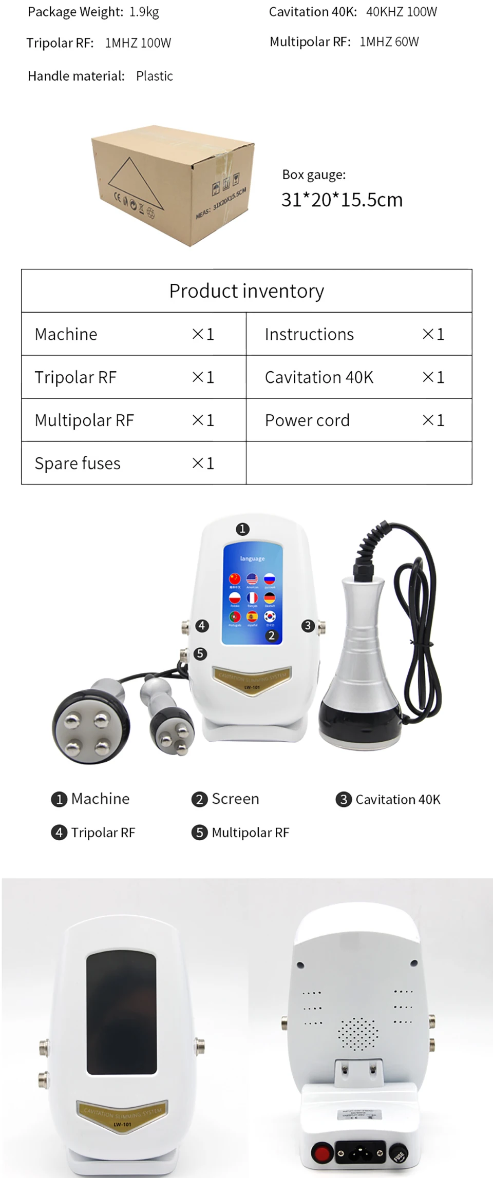 2022 Hot Selling 40K Ultrasonic Cavitation Body Facial Radiofrequency Massage Weight Loss Machine Body Shaping Slimming Fat Burn 2022 Hot Selling 40K Ultrasonic Cavitation Body Facial Radiofrequency Massage Weight Loss Machine Body Shaping Slimming Fat Burn