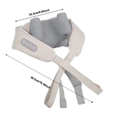 Neck Massager with low Heat Back Shoulder Massager Area Coverage Bionic kneading Wireless Massage - Image 6