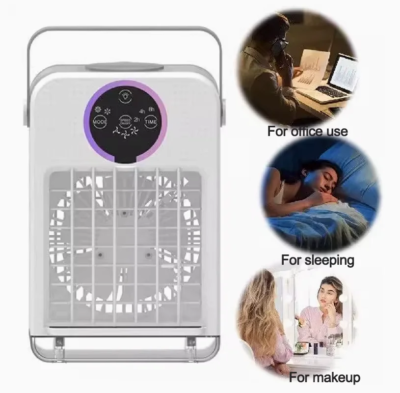 Spray fan with water and cold fan Air conditioning Dormitory Office electric fan Household plug-in refrigeration spray fan - Image 2