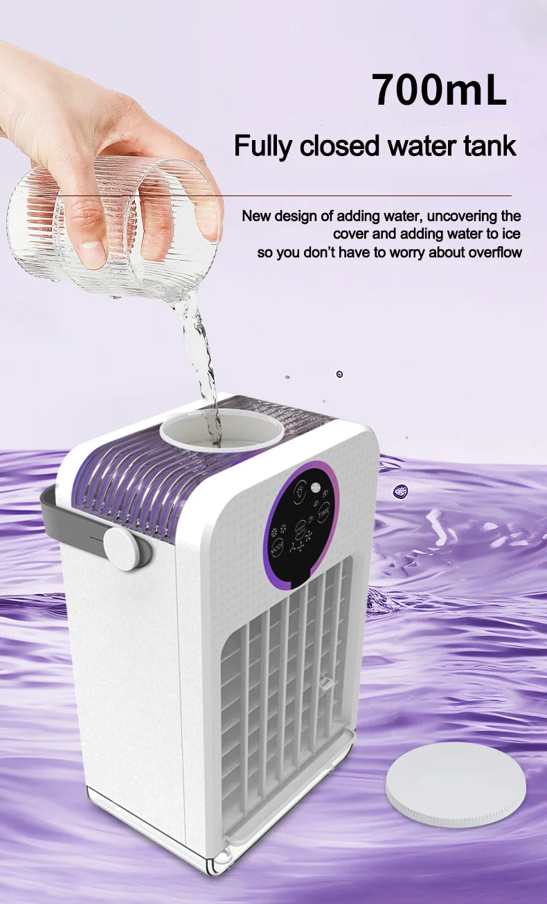 Spray fan with water and cold fan Air conditioning Dormitory Office electric fan Household plug-in refrigeration spray fan