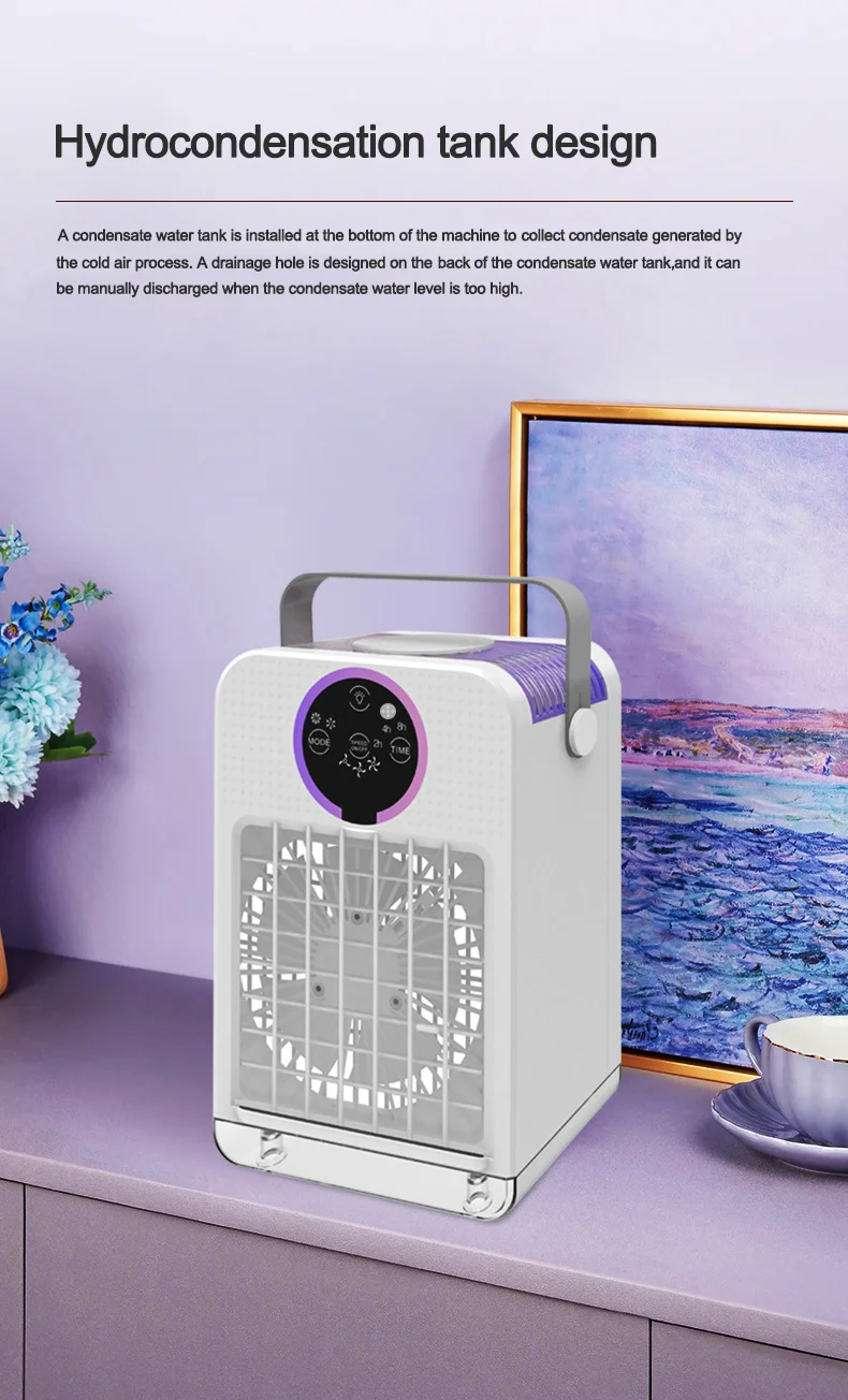 Spray fan with water and cold fan Air conditioning Dormitory Office electric fan Household plug-in refrigeration spray fan