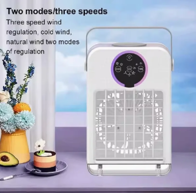 Spray fan with water and cold fan Air conditioning Dormitory Office electric fan Household plug-in refrigeration spray fan - Image 4