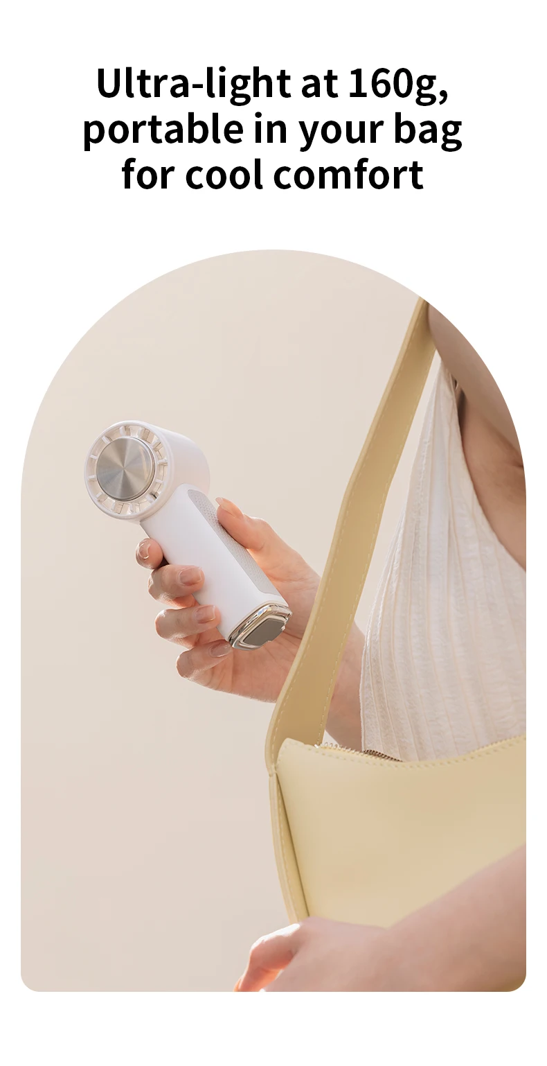 Mini Air Conditioner Portable  Air Cooler USB Rechargeable 2000mAh Hand Fan for Outdoor Camping Mini Air Conditioning
