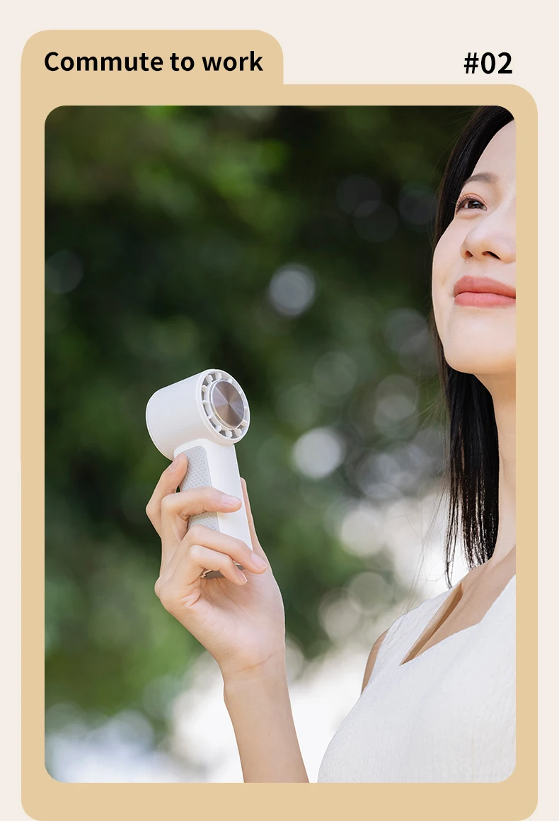 Mini Air Conditioner Portable  Air Cooler USB Rechargeable 2000mAh Hand Fan for Outdoor Camping Mini Air Conditioning