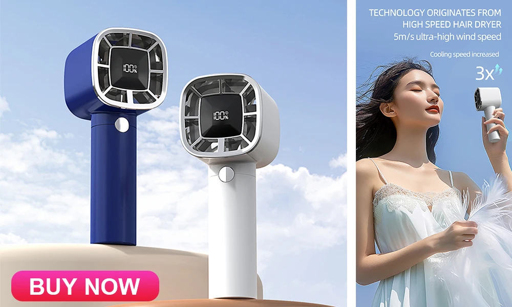 Portable Air Conditioner Rechargeable Mini Air Conditioners Personal Air Conditioning Cordless Air Cooler Fan For Room Camping