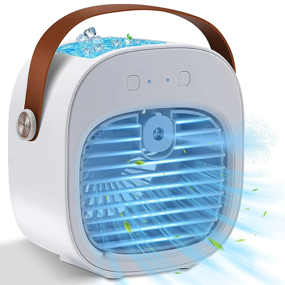 Portable Air Conditioner Rechargeable Mini Air Conditioners Personal Air Conditioning Cordless Air Cooler Fan For Room Camping Portable Air Conditioner Rechargeable Mini Air Conditioners Personal Air Conditioning Cordless Air Cooler Fan For Room Camping