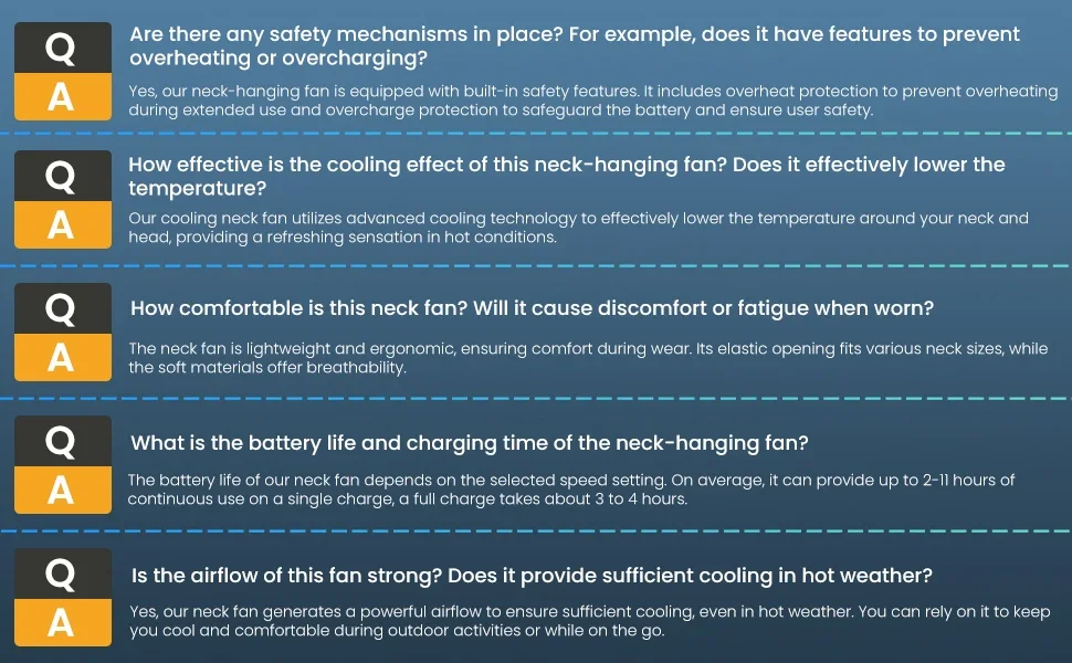 New Neck Air Conditioner Portable Neck Fan Rechargeable Semiconductor Cooling Bladeless Fan Outdoor Personal Fan Wearable Cooler