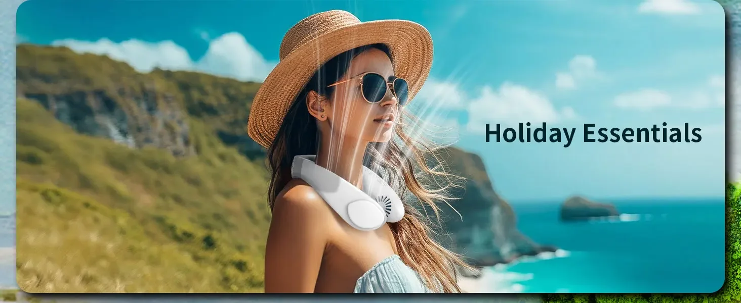 New Neck Air Conditioner Portable Neck Fan Rechargeable Semiconductor Cooling Bladeless Fan Outdoor Personal Fan Wearable Cooler New Neck Air Conditioner Portable Neck Fan Rechargeable Semiconductor Cooling Bladeless Fan Outdoor Personal Fan Wearable Cooler