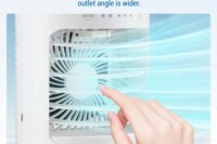 Portable Cold Air Conditioner Evaporative Air Cooler Mini Usb Table Fan Desktop Air Conditioning Fan Humidifier for Home Room