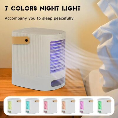 Portable Rechargeable Operated Air Conditioner For Car Conditioner USB Small Mini Cooler Air Ice Crystal Air Portable Cooler - Image 3