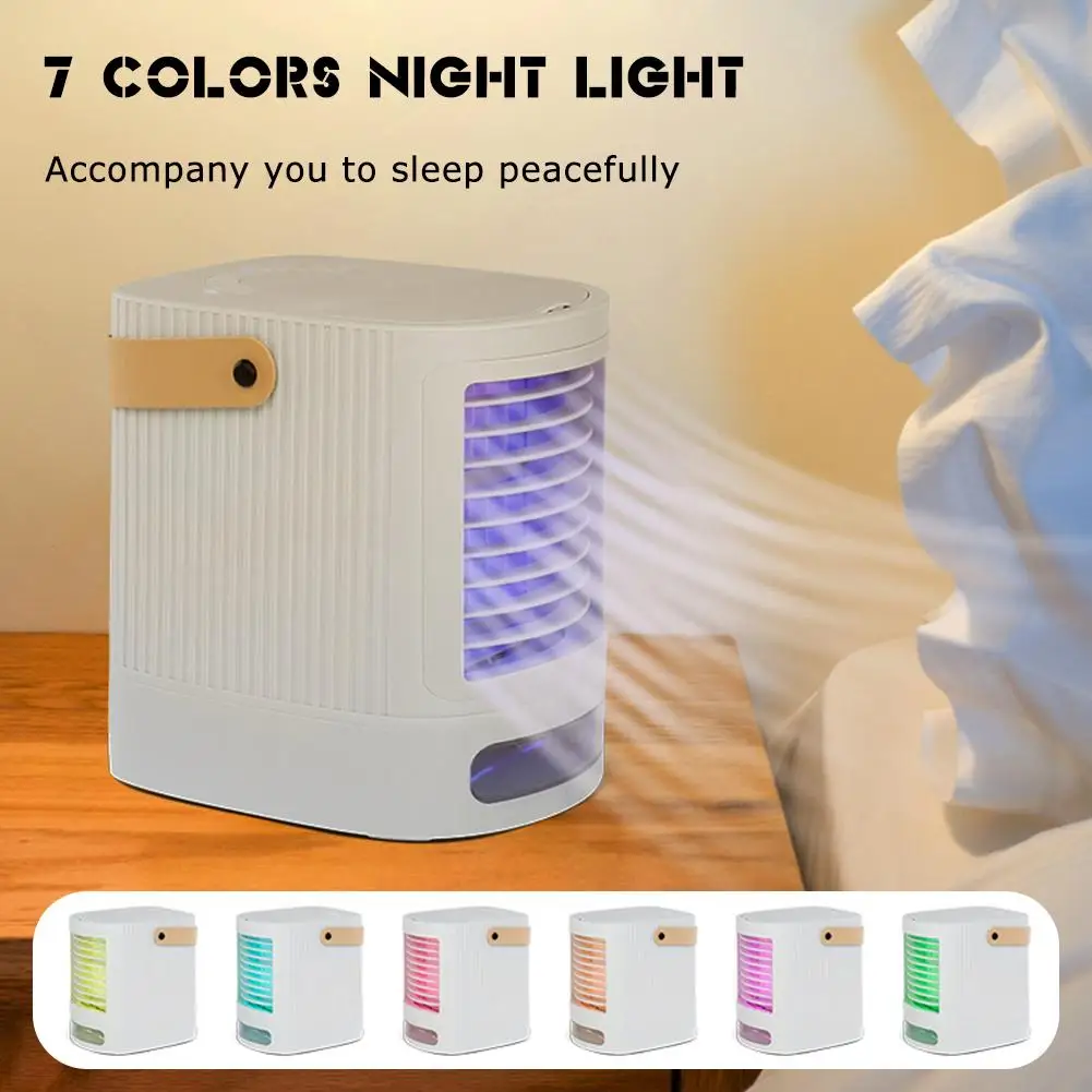 Portable Rechargeable Operated Air Conditioner For Car Conditioner USB Small Mini Cooler Air Ice Crystal Air Portable Cooler
