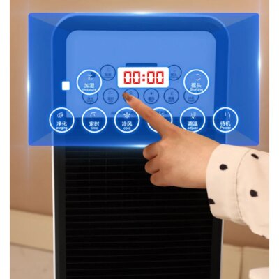 DMWD Water Cooled Air Conditioning Fan Cooler Humidifier Cooling Conditioner Heating Stove Radiator Warmer Blower Mobile Heater - Image 4