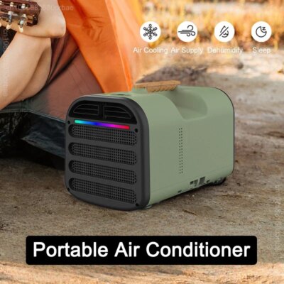 EU 220V Portable Air Conditioning Compressor Summer Outdoor Camping Air Conditioner Household Appliances Refrigeration Machine