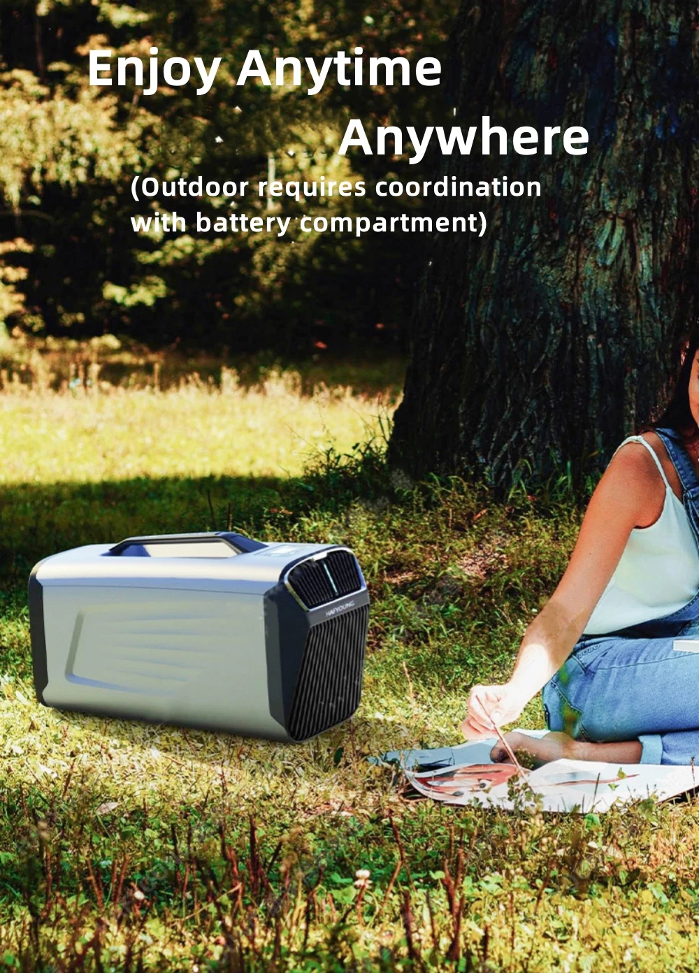 Portable Air Conditioner Mobile Inverter Refrigeration Car Mounted Vehicle Outdoor Potable Camp Tent All-In-One Air Condition