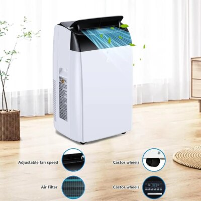 3 in 1 Portable Air Conditioner with Remote Control 10000 Btus/H 2.6 kW 42L/Day Dehumidification 2 Speed Fan, Cooling, 24H Timer - Image 3