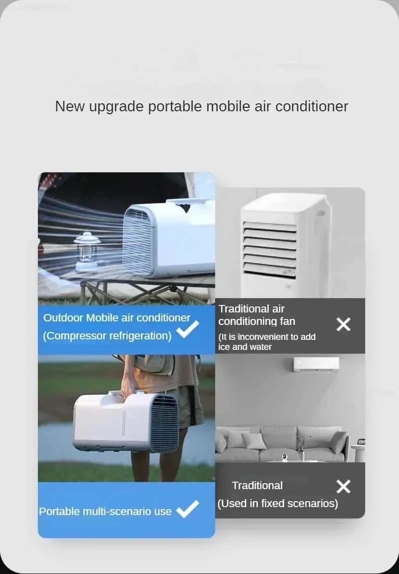 Portable Air Conditioning Compressor Outdoor Camping Air Conditioner Household Appliances Dehumidifier Refrigeration Machine Portable Air Conditioning Compressor Outdoor Camping Air Conditioner Household Appliances Dehumidifier Refrigeration Machine