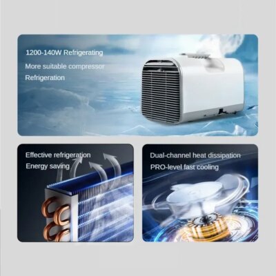 Portable Air Conditioning Compressor Outdoor Camping Air Conditioner Household Appliances Dehumidifier Refrigeration Machine - Image 3