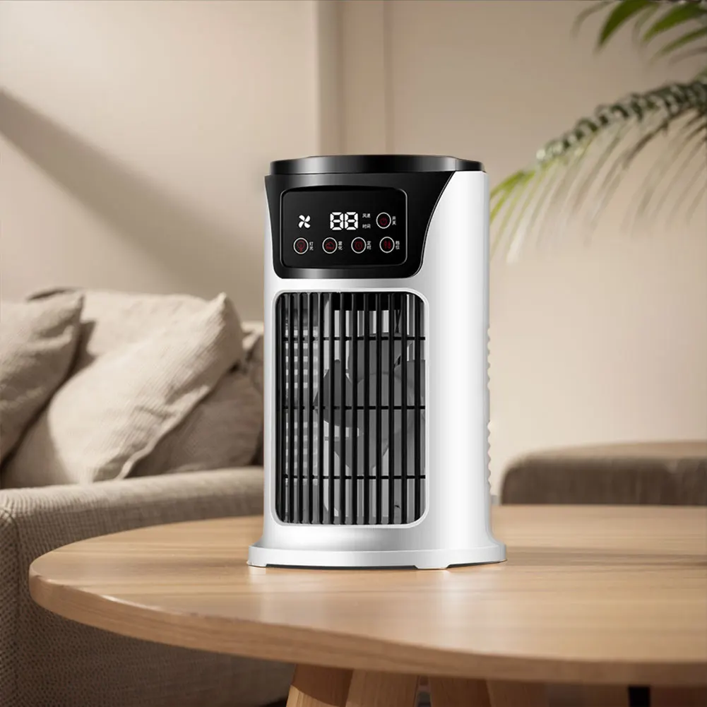 Portable Air Conditioner Fan Household USB Air Cooler 6H Timer Air Cooler Fan 6 Speeds Desktop 300ML Water Tank Air Conditioner Portable Air Conditioner Fan Household USB Air Cooler 6H Timer Air Cooler Fan 6 Speeds Desktop 300ML Water Tank Air Conditioner
