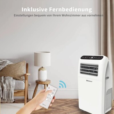 SHINCO Mobile Air Conditioner with Exhaust Hose, 12000BTU, 3.5 kw, Cooling & Ventilating & Dehumidifying, Mobile Air Conditioner - Image 5