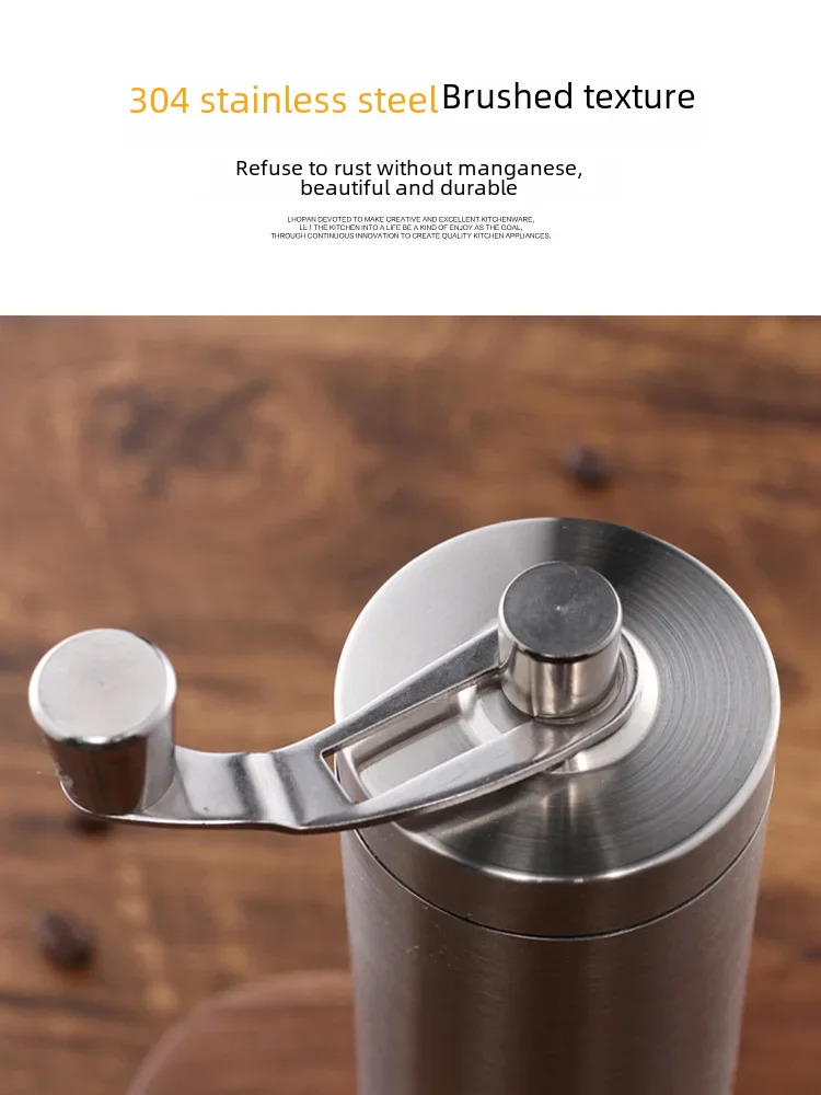Portable Manual Coffee Grinder Espresso Machine Set Hand-cranked Bean Grinder Espresso Maker Suitable Home Travel