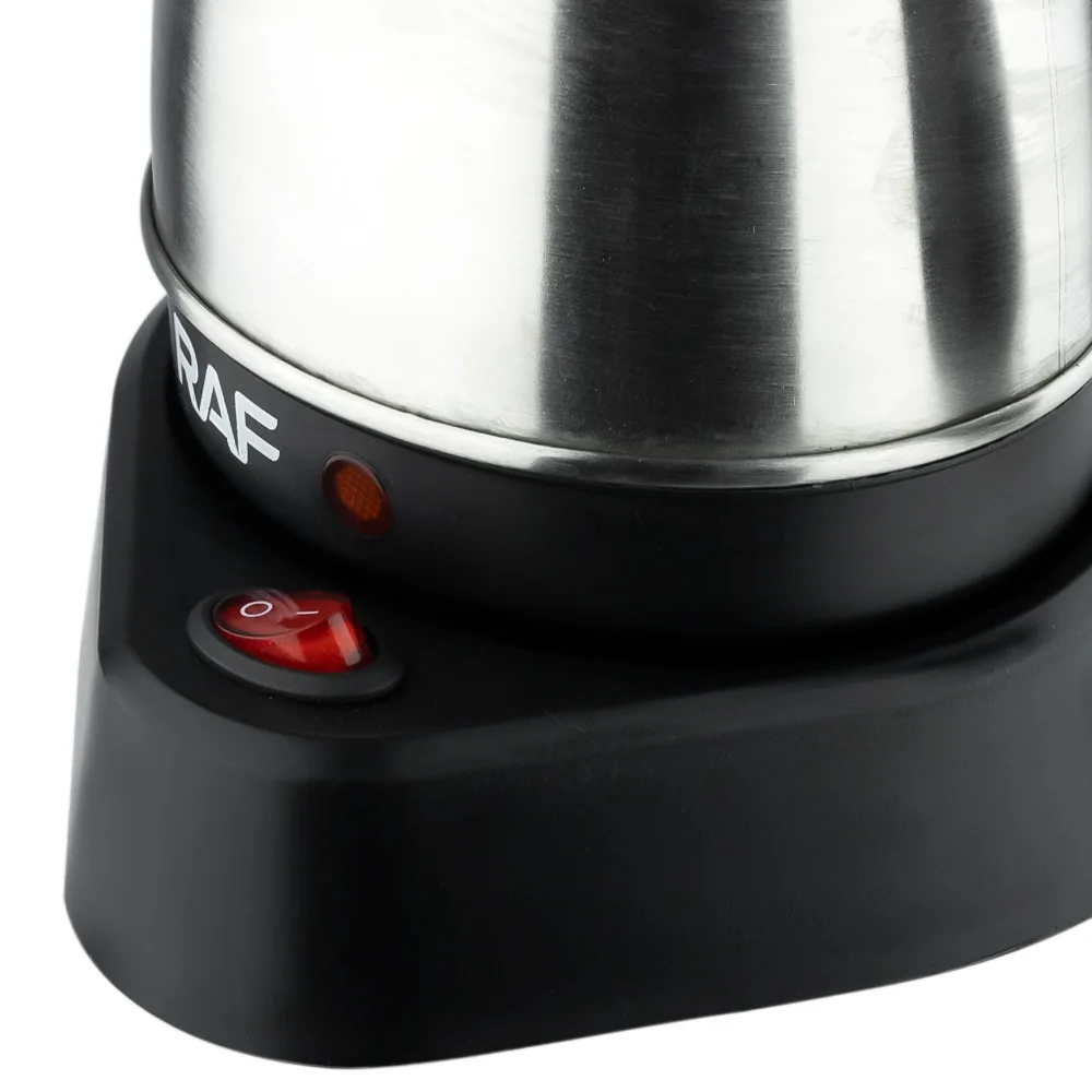 600W Turkish Coffee Pot Portable Coffee Maker Italian Arabic Greek Mocha Pot Coffee Machine Foldable Handle Easy for Home Travel