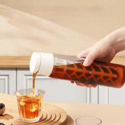 550/750ML Portable Cold Brew Coffee Maker Durable Glass Coffee Carafe with Filter Summer Cold Extraction Filter Pot Easy Clean - Image 6