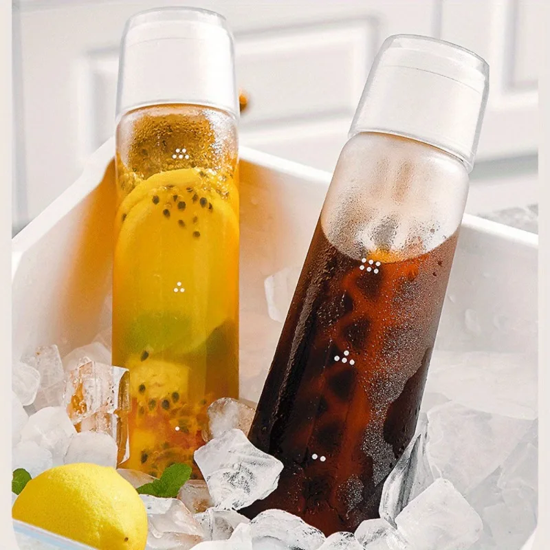 550/750ML Portable Cold Brew Coffee Maker Durable Glass Coffee Carafe with Filter Summer Cold Extraction Filter Pot Easy Clean