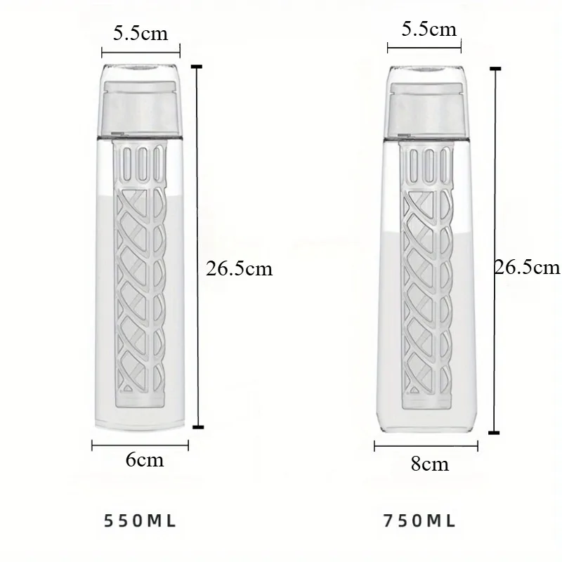 550/750ML Portable Cold Brew Coffee Maker Durable Glass Coffee Carafe with Filter Summer Cold Extraction Filter Pot Easy Clean