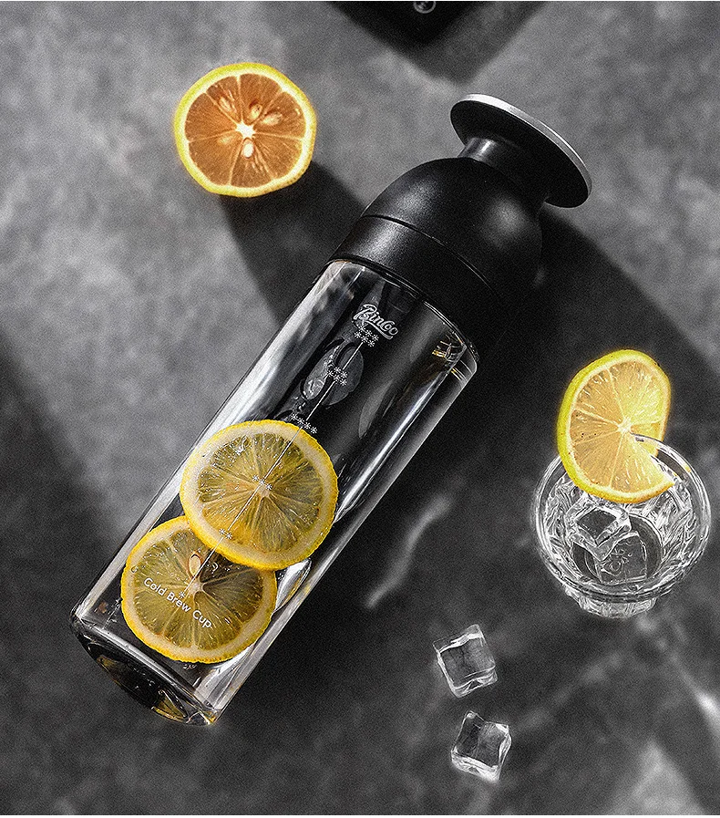 Bincoo 600ml Cold Brew Tumbler, Food-Grade Tritan, Iced Coffee Maker, Outdoor Leak-Proof Portable Cold Extraction Water Bottle Bincoo 600ml Cold Brew Tumbler, Food-Grade Tritan, Iced Coffee Maker, Outdoor Leak-Proof Portable Cold Extraction Water Bottle
