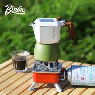 BINCOO 2 Cups Double Valve Moka Pot Espresso Coffee Pot Set Small Household Extraction concentrate Italian - Image 2