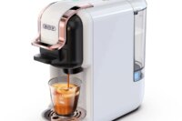 HiBREW Multiple Capsule Coffee Machine, Hot/Cold Dolce Gusto Milk Nespresso Capsule ESE Pod Ground Coffee Cafeteria 20Bar 5 in 1
