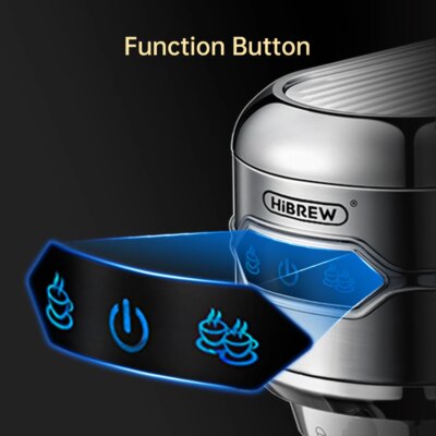 HiBREW Coffee Maker Cafetera 20 Bar Inox Semi Automatic Super Slim ESE POD& Powder Espresso Cappuccino Machine Hot Water H11 - Image 4