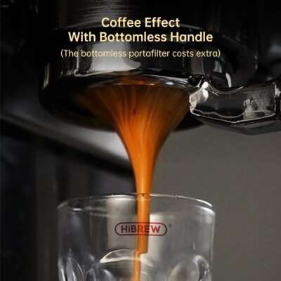 HiBREW Coffee Maker Cafetera 20 Bar Inox Semi Automatic Super Slim ESE POD& Powder Espresso Cappuccino Machine Hot Water H11 - Image 6
