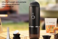 ICafilas ME2218 Mini 2-in-1 Italian Capsule Coffee Machine Fully Automatic Heating and Grinding Portable Outdoor Sports Tour