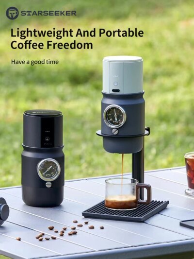 STARSEEKER Super58 Portable Electric Espresso Machine Travel Coffee Maker For Camping Car Coffee Maker With USB-C Bracket Tamper - Image 4