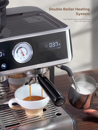 HiBREW Dual Boiler System Barista Pro 20Bar Bean to Espresso Cafetera Coffee Machine with Full Kit for Cafe Hotel Restaurant H7A - Image 2