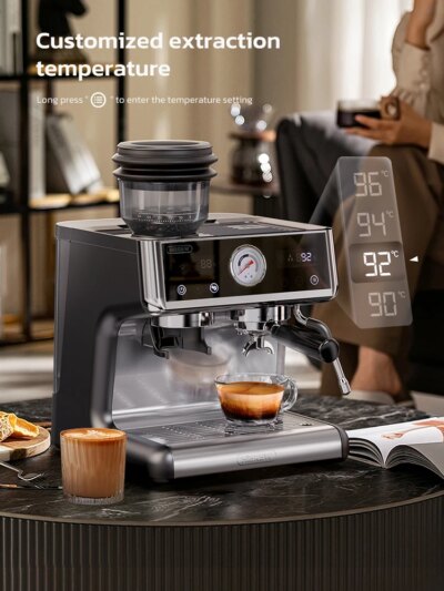 HiBREW Dual Boiler System Barista Pro 20Bar Bean to Espresso Cafetera Coffee Machine with Full Kit for Cafe Hotel Restaurant H7A - Image 3