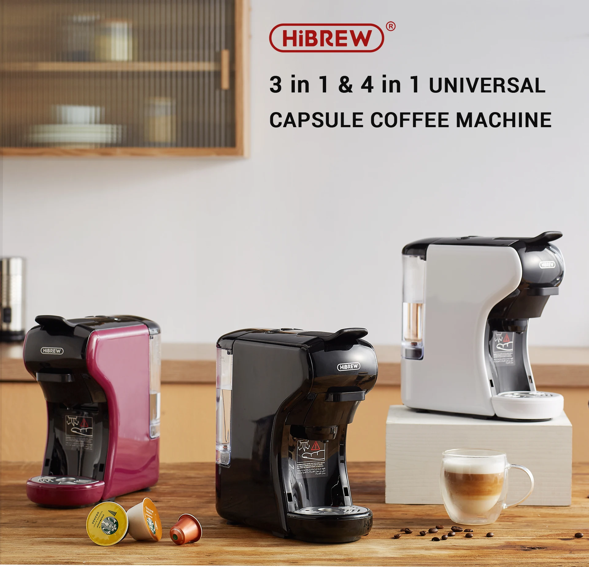 HiBREW Coffee Machine 19 Bar 4in1 Hot & Cold Multiple Capsule Espresso Cafetera Pod Coffee Maker Dolce Milk Nexpresso Powder H1A HiBREW Coffee Machine 19 Bar 4in1 Hot & Cold Multiple Capsule Espresso Cafetera Pod Coffee Maker Dolce Milk Nexpresso Powder H1A