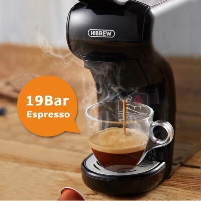 HiBREW Coffee Machine 19 Bar 4in1 Hot & Cold Multiple Capsule Espresso Cafetera Pod Coffee Maker Dolce Milk Nexpresso Powder H1A - Image 3