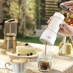 BioloMix Portable Coffee Maker Espresso Machine Hand Press Capsule Ground Coffee Brewer Portable for Travel and Picnic - Image 5