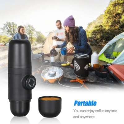 140ml Travel Outdoor Espresso Coffee Maker Mini Hand Press Manual Coffee Machine Portable Capsule Coffee Maker Maker Ideal Gift - Image 2