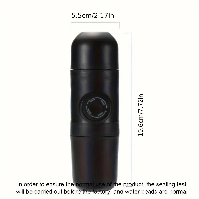 140ml Travel Outdoor Espresso Coffee Maker Mini Hand Press Manual Coffee Machine Portable Capsule Coffee Maker Maker Ideal Gift