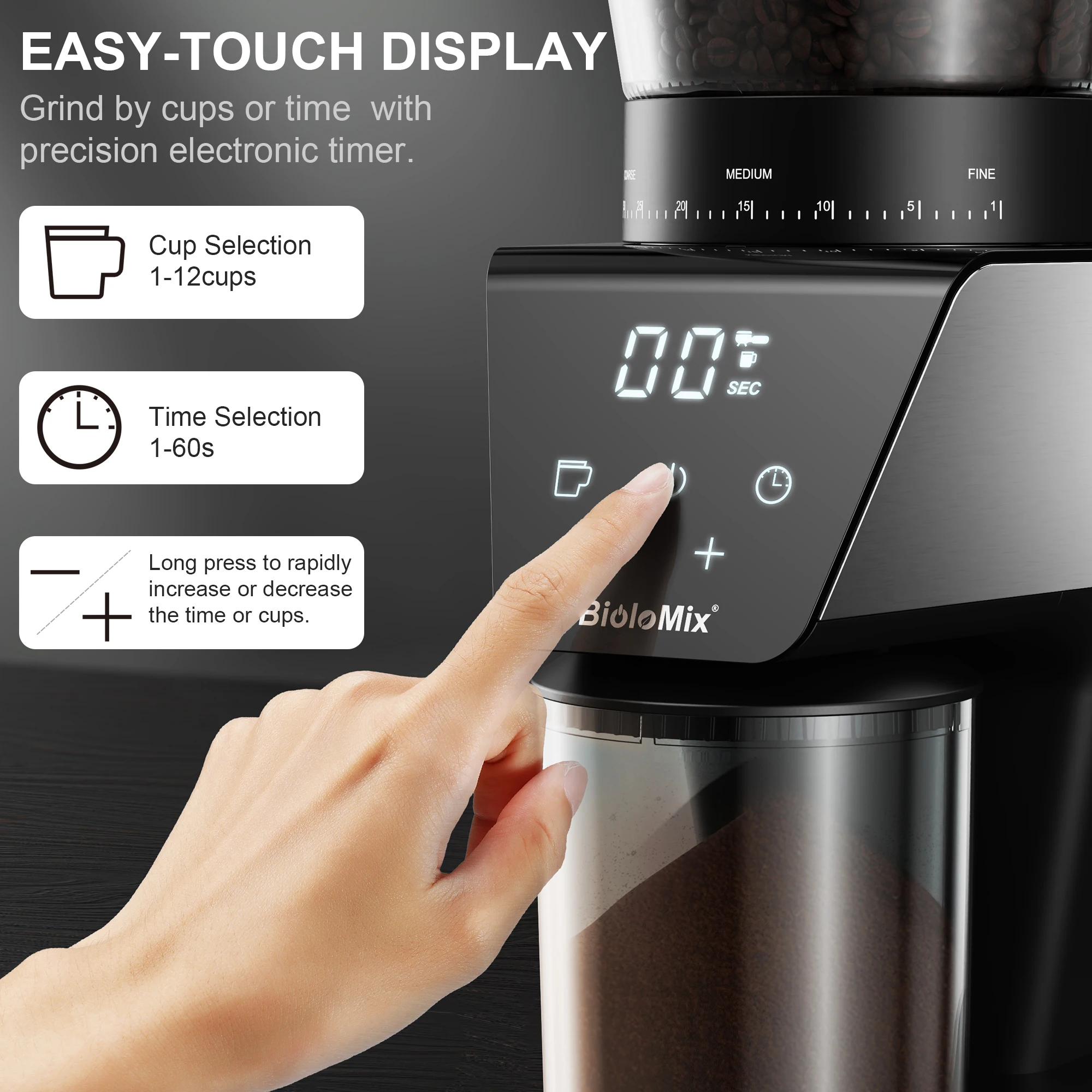 BioloMix 20 Bar Semi Automatic Powder Coffee Machine,with Milk Steam Frother Wand, for Espresso, Cappuccino, Latte and Mocha BioloMix 20 Bar Semi Automatic Powder Coffee Machine,with Milk Steam Frother Wand, for Espresso, Cappuccino, Latte and Mocha
