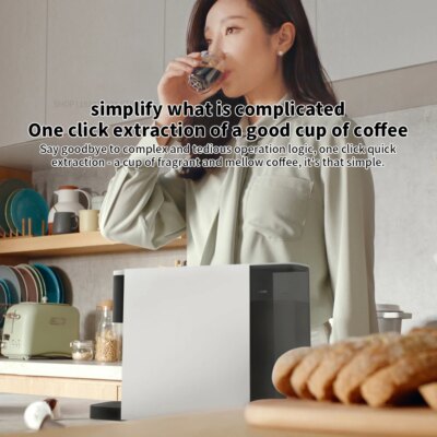 New Xiaomi Mijia Capsule Coffee Machine N1 Coffee Maker S1301 Small Size 10mins Automatic Shutdown Espresso Cafe Food Processor - Image 2