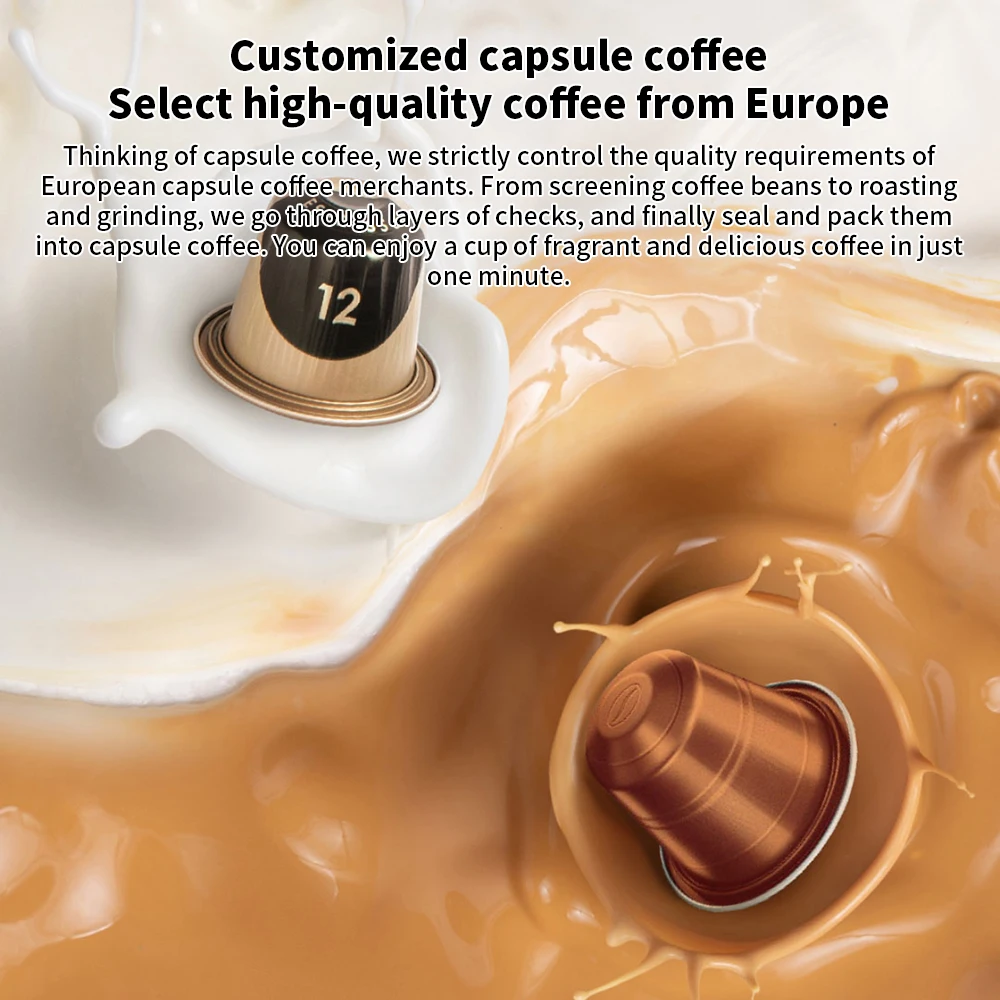 New Xiaomi Mijia Capsule Coffee Machine N1 Coffee Maker S1301 Small Size 10mins Automatic Shutdown Espresso Cafe Food Processor