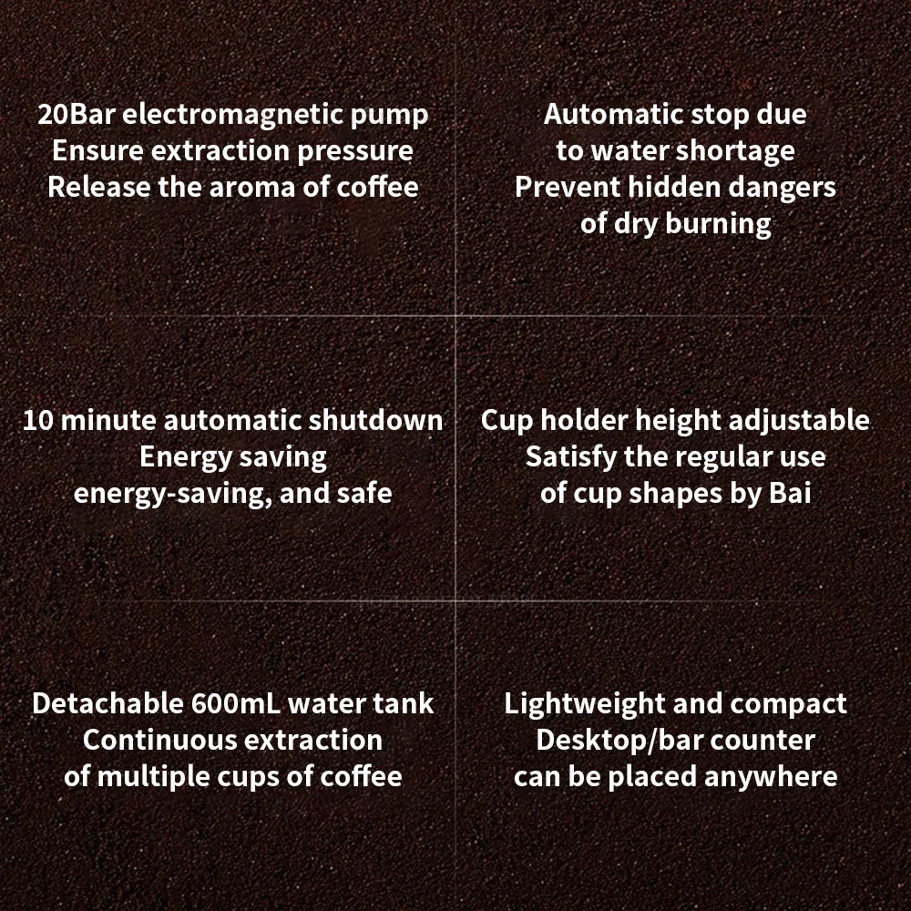New Xiaomi Mijia Capsule Coffee Machine N1 Coffee Maker S1301 Small Size 10mins Automatic Shutdown Espresso Cafe Food Processor