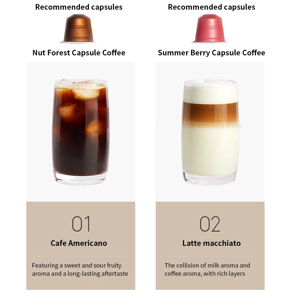 New Xiaomi Mijia Capsule Coffee Machine N1 Coffee Maker S1301 Small Size 10mins Automatic Shutdown Espresso Cafe Food Processor