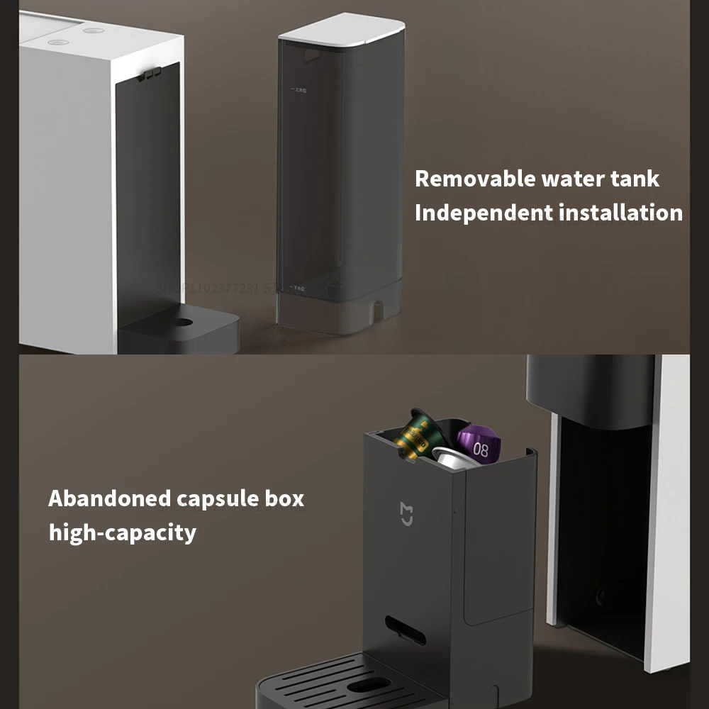 New Xiaomi Mijia Capsule Coffee Machine N1 Coffee Maker S1301 Small Size 10mins Automatic Shutdown Espresso Cafe Food Processor